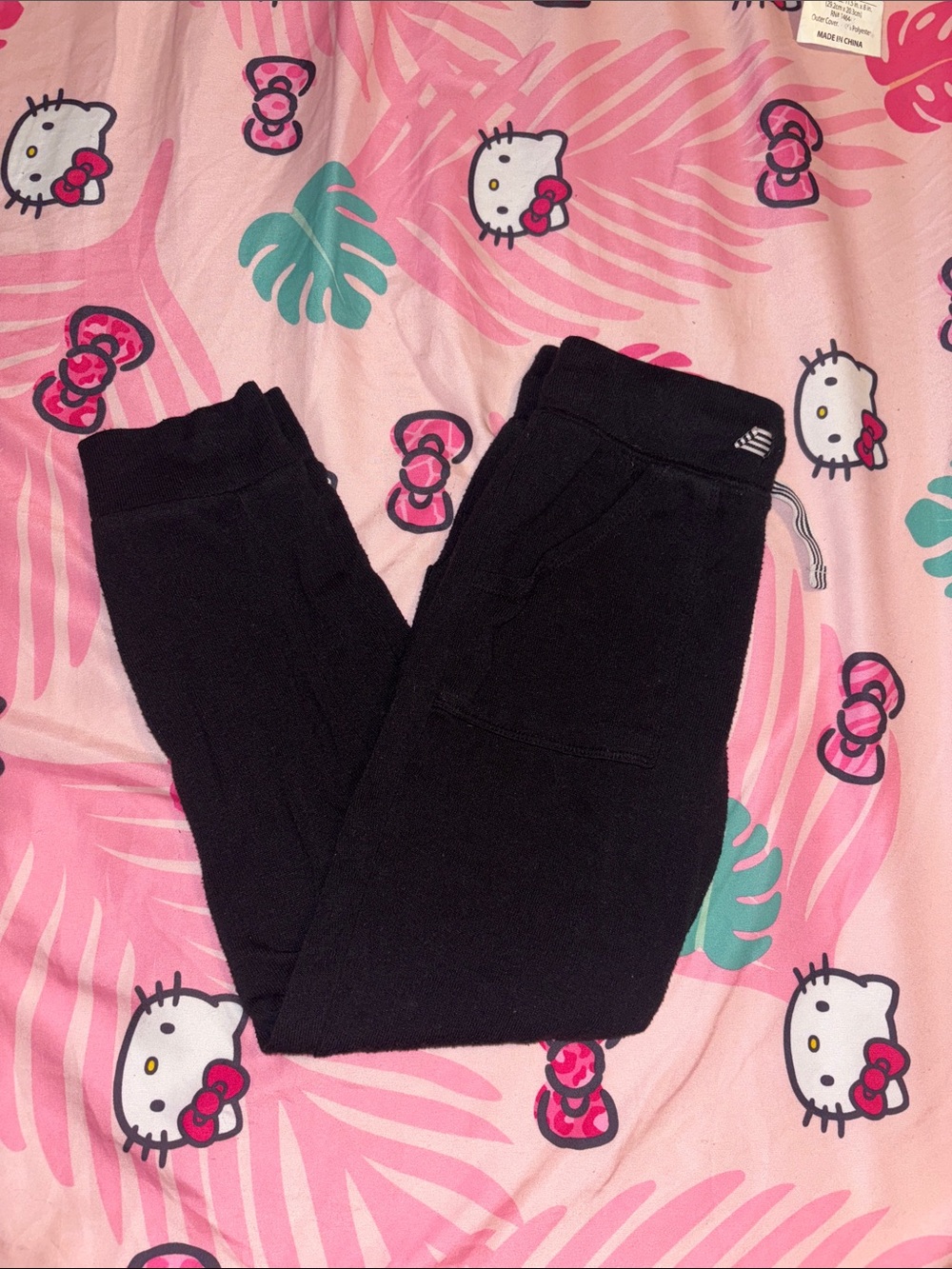 Cat & jack 6/6x black joggers